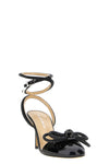 patent leather double bow pumps