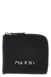 hammered leather wallet