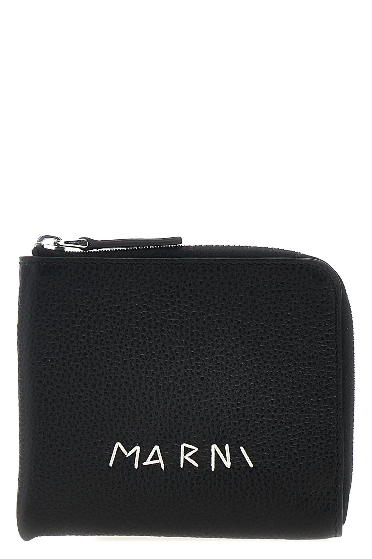 hammered leather wallet