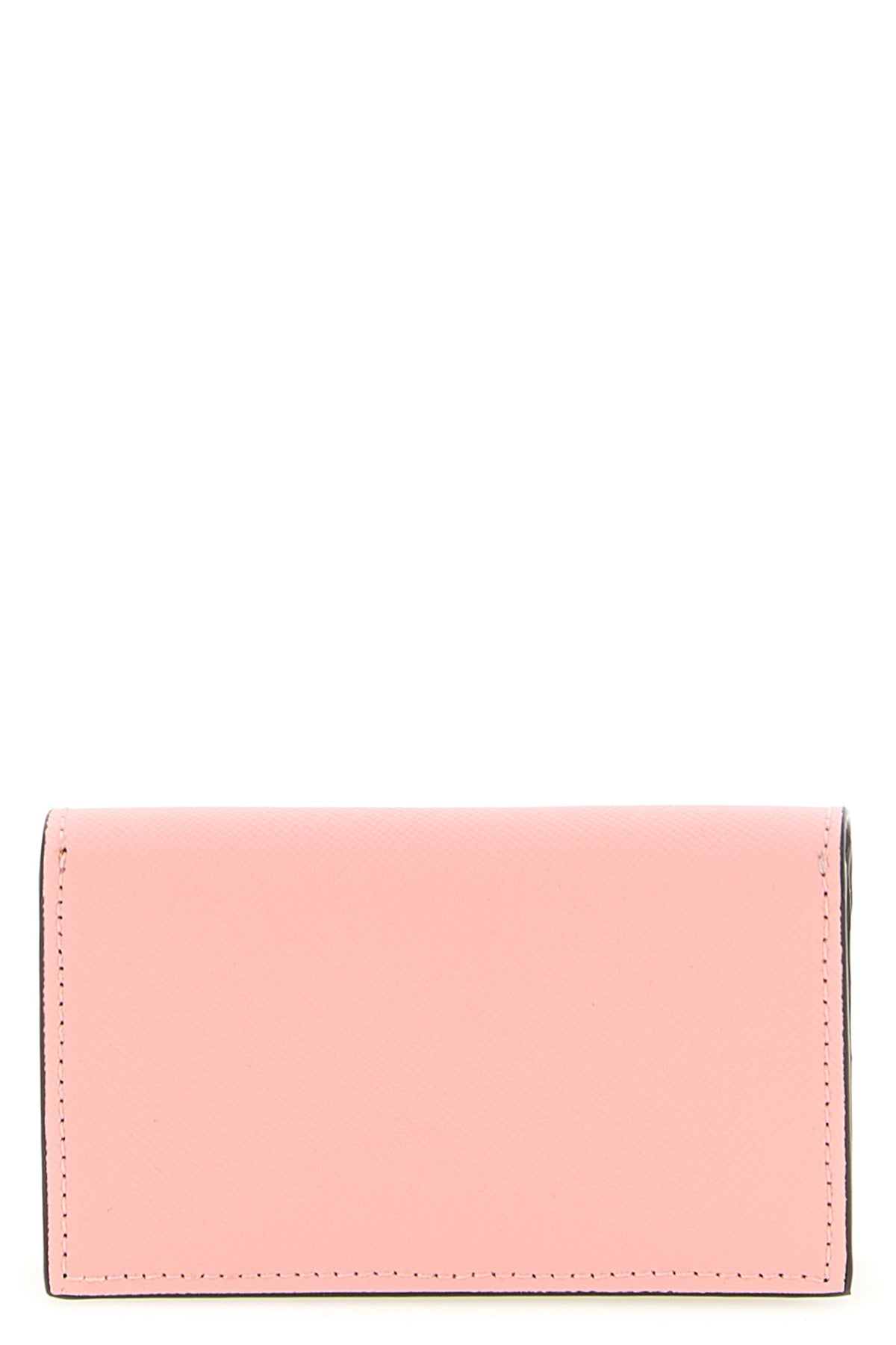 saffiano leather business card holder