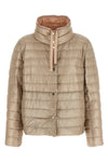 reversible quilted nylon down jacket