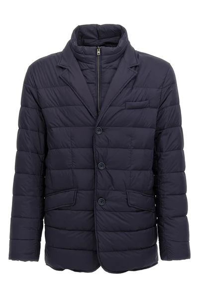 quilted nylon blazer