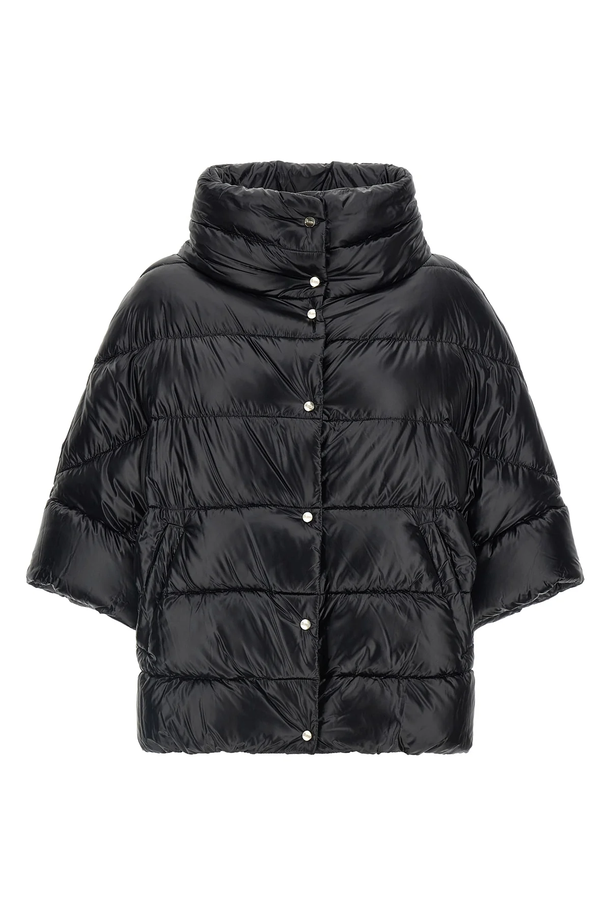 the herno hood redefines the volumes of outerwear through a flared silhouette