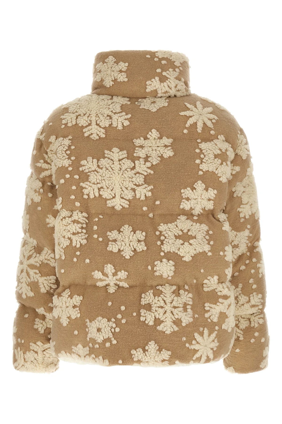 the herno snowflake down jacket sets new standards for outerwear through a tec