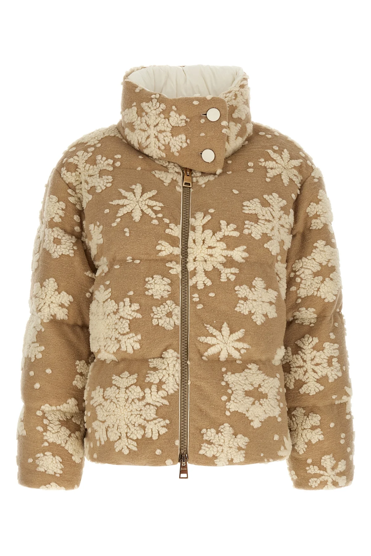 the herno snowflake down jacket sets new standards for outerwear through a tec