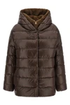 the herno fusciacca down jacket redefines the codes of outerwear through a rel