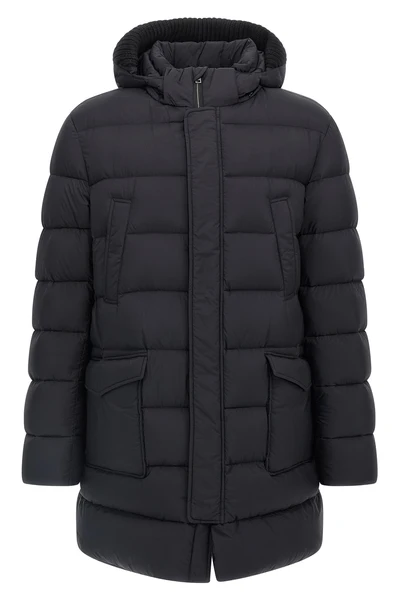 long il parka nylon microfiber down jacket slightly waterproof goose down padd