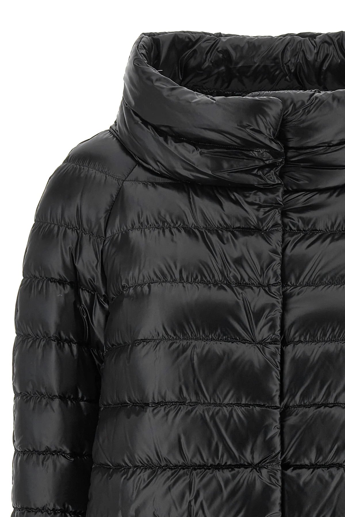 sofia quilted nylon down jacket slightly padded