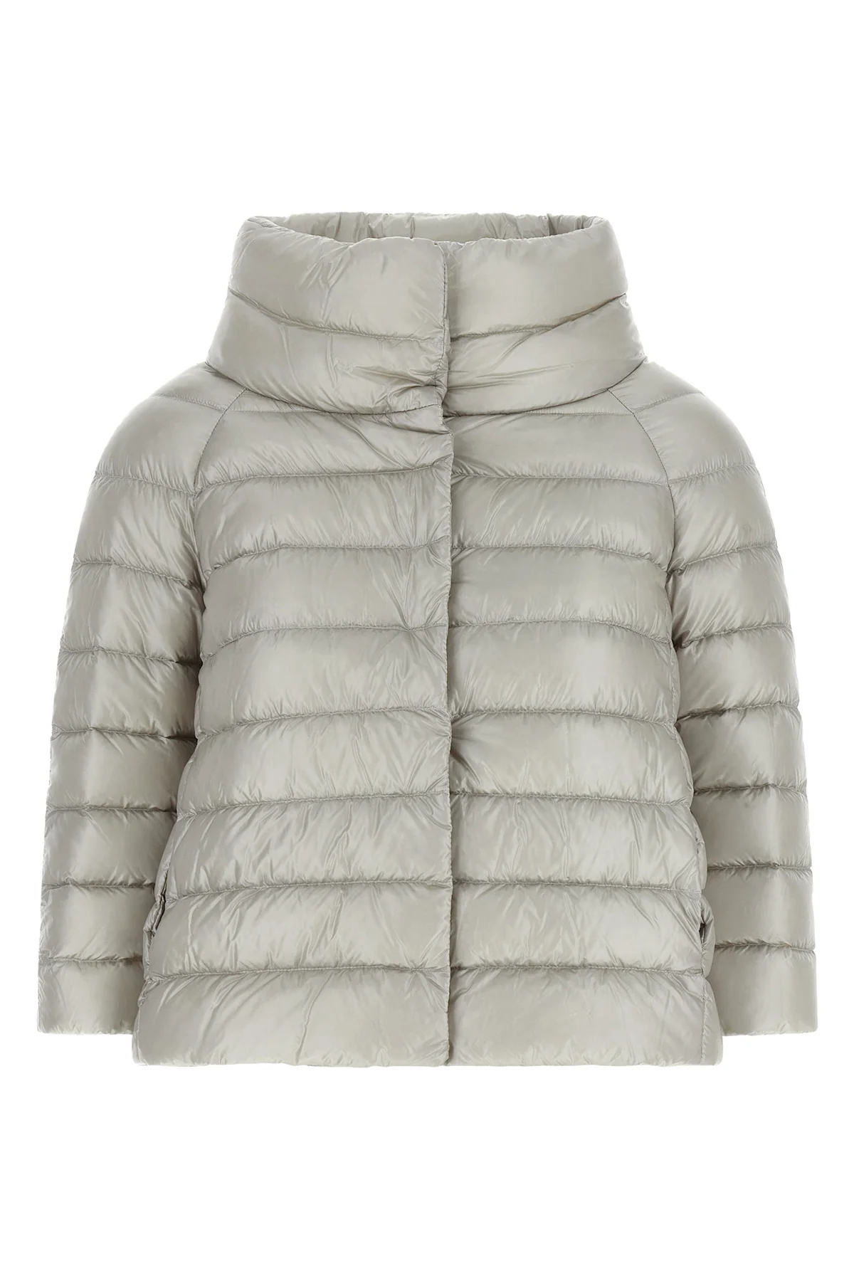 HERNO 38 the herno sofia mini hood sets new standards for outerwear through a geometric