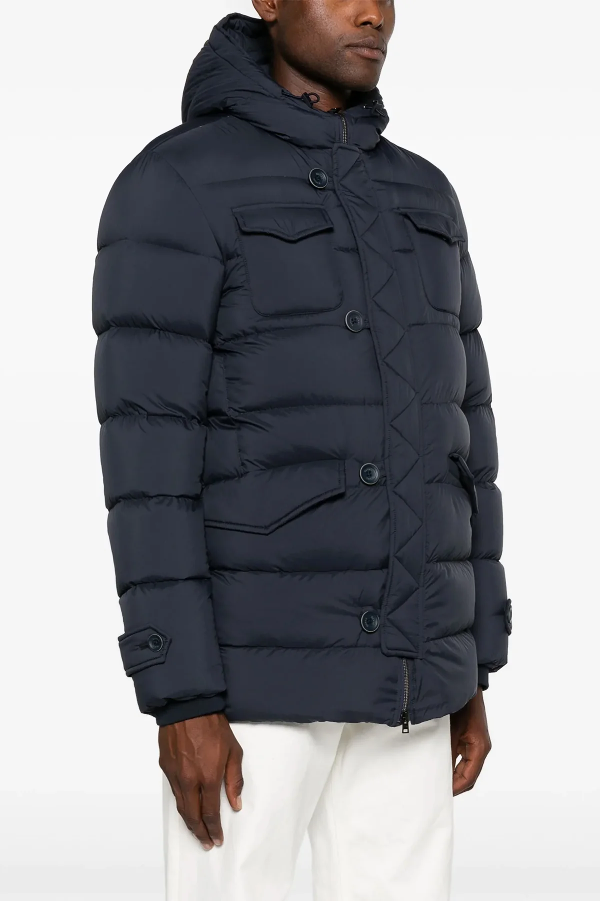 HERNO 46 leskimo nylon microfiber down jacket slightly padded