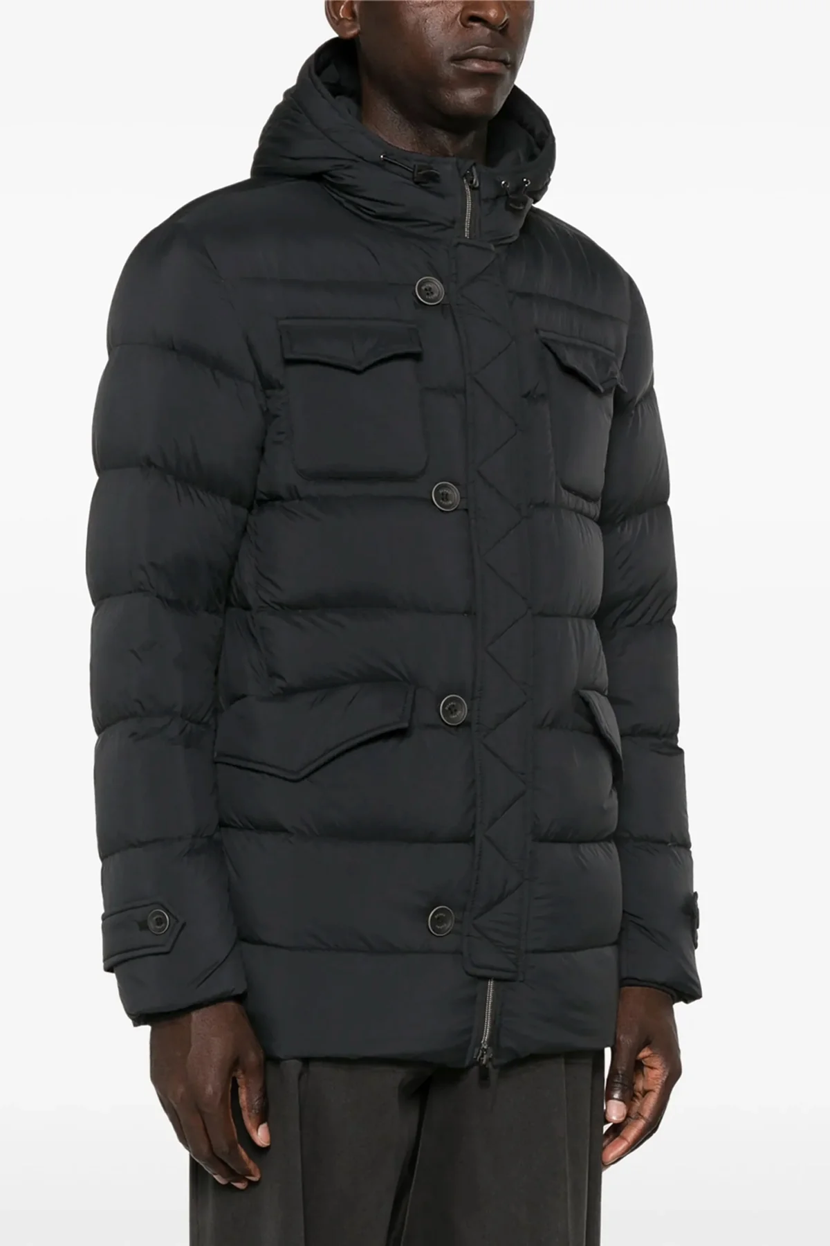 HERNO 46 leskimo nylon microfiber down jacket slightly padded