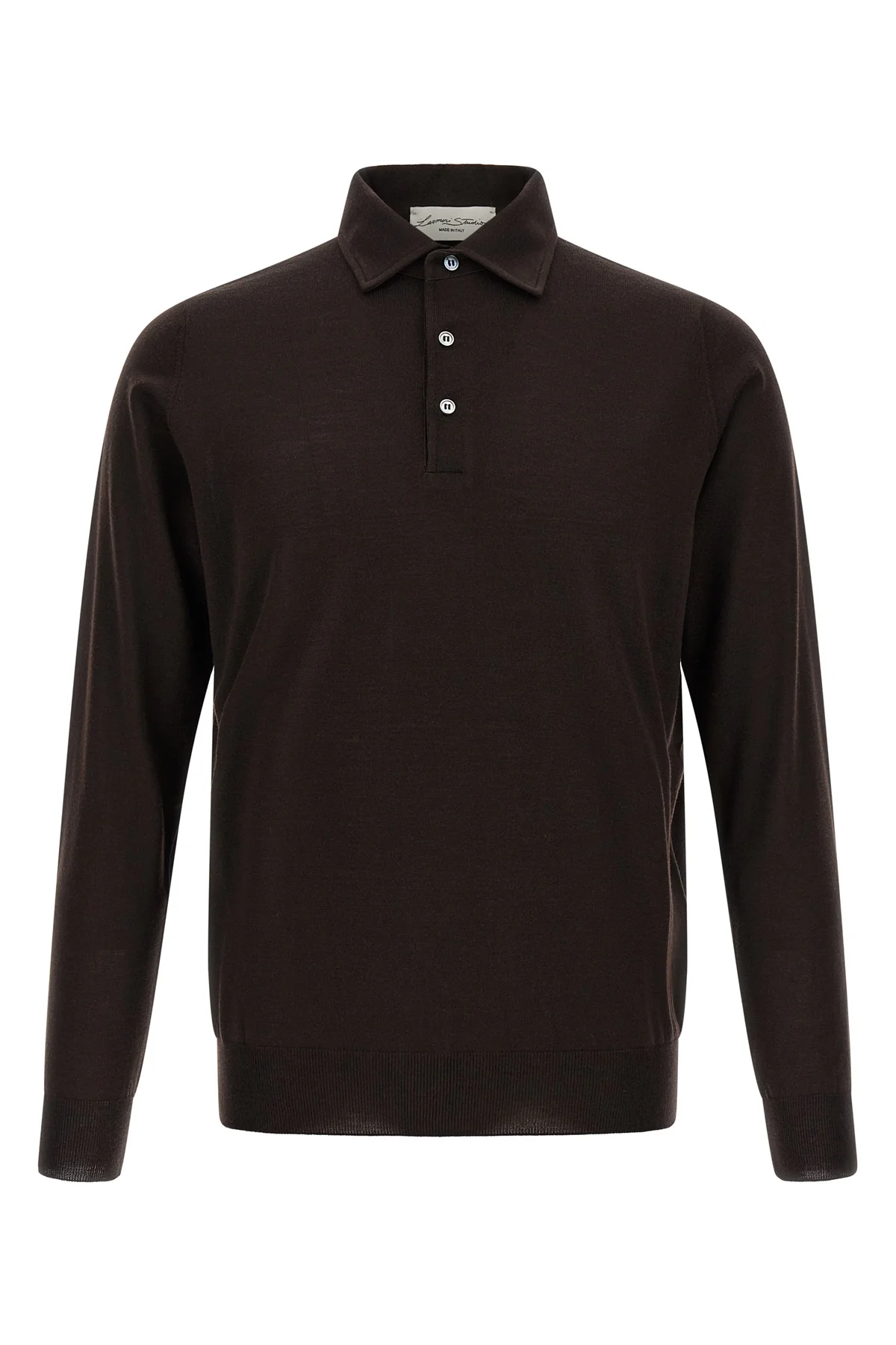 LARMERI STUDIO 48 the larmeri studio long-sleeved polo shirt