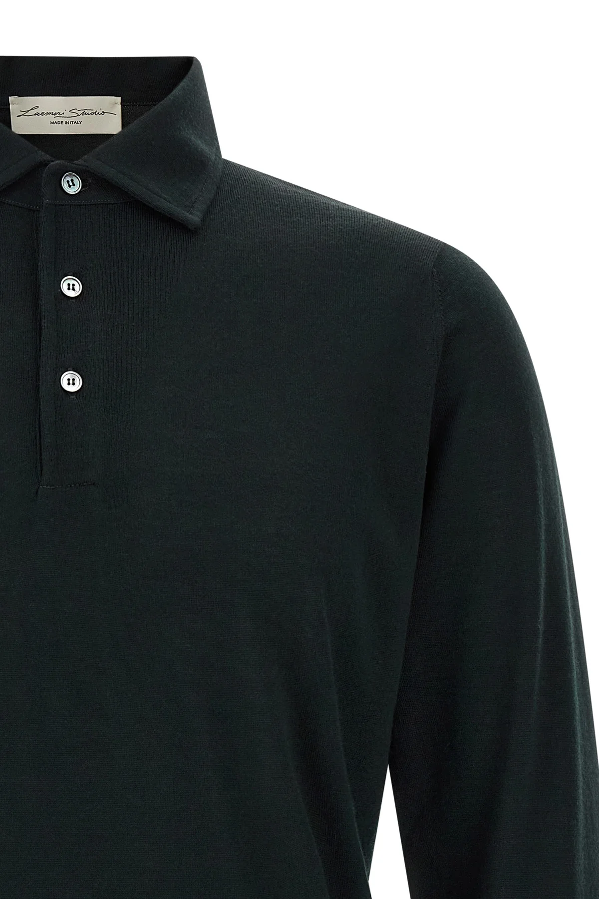 the larmeri studio long-sleeved polo shirt