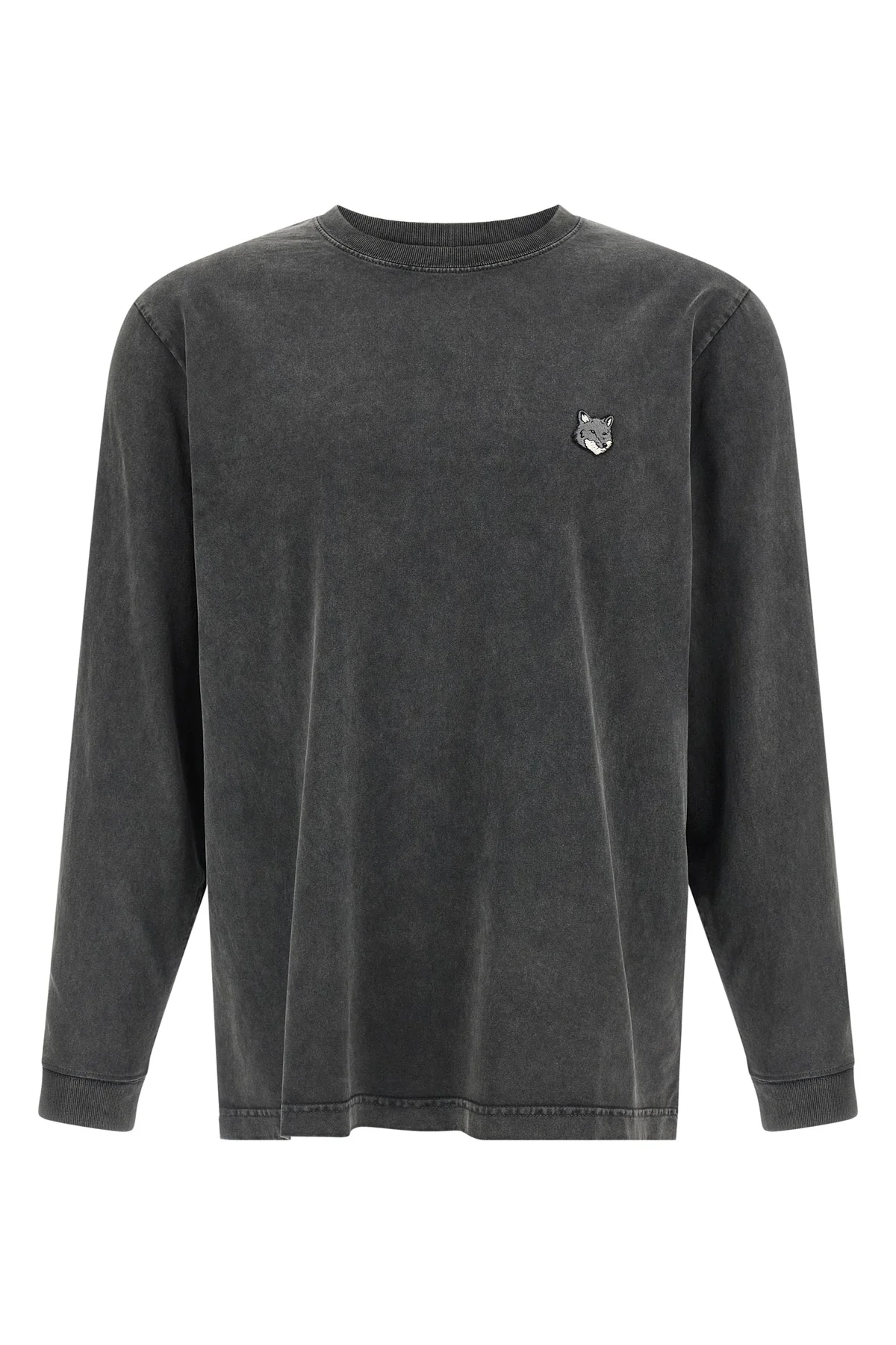 maison kitsuné fox head long-sleeved t-shirt