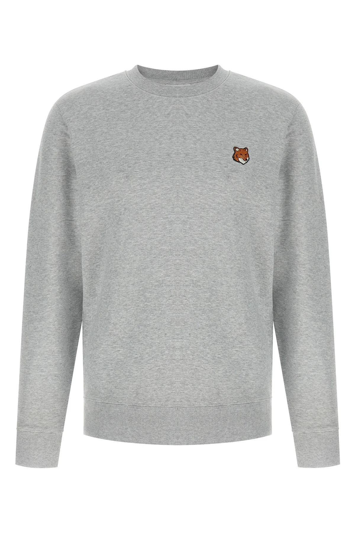 MAISON KITSUNÉ L gauze mélange cotton sweatshirt