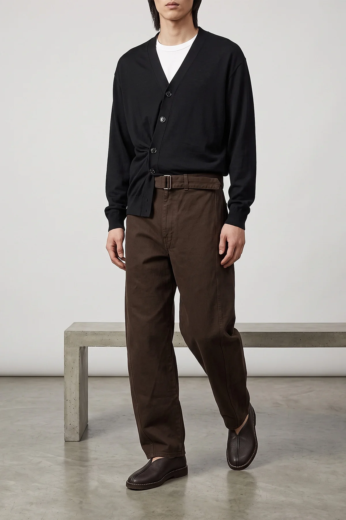 the lemaire relaxed twisted cardigan