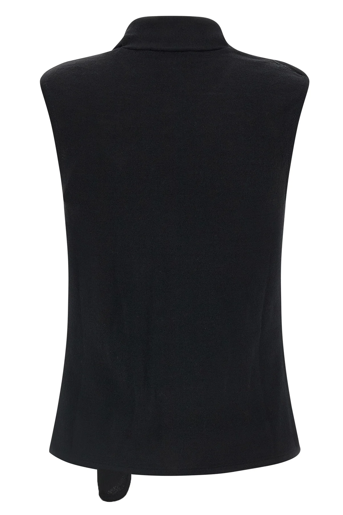 LEMAIRE M the lemaire vest redefines the codes of knitwear through a deconstructed and inn