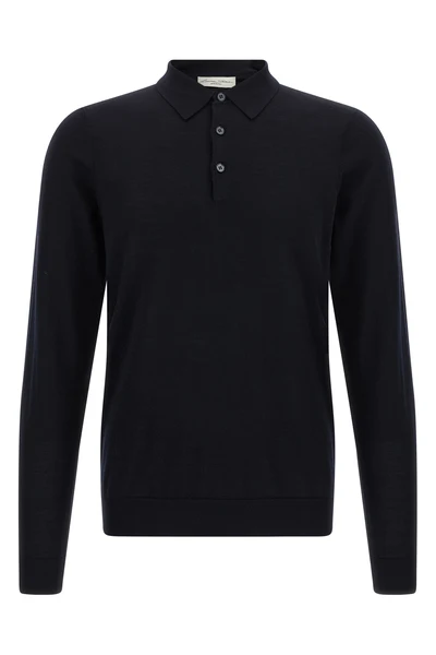 the larmeri studio long-sleeved polo shirt