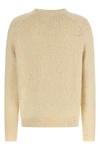 hanori sweater in lightly brushed wool and cotton blend