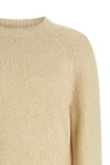 hanori sweater in lightly brushed wool and cotton blend