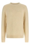 hanori sweater in lightly brushed wool and cotton blend