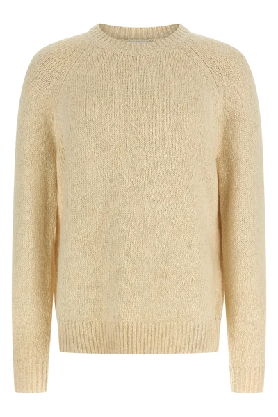 hanori sweater in lightly brushed wool and cotton blend
