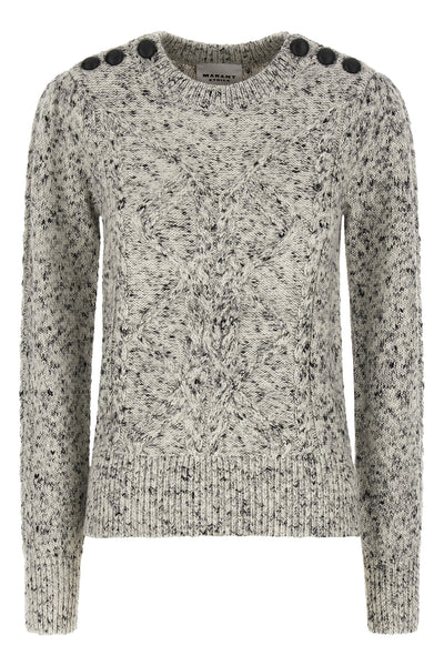 the marant etoile anastasia sweater is distinguished by meticulous constructio