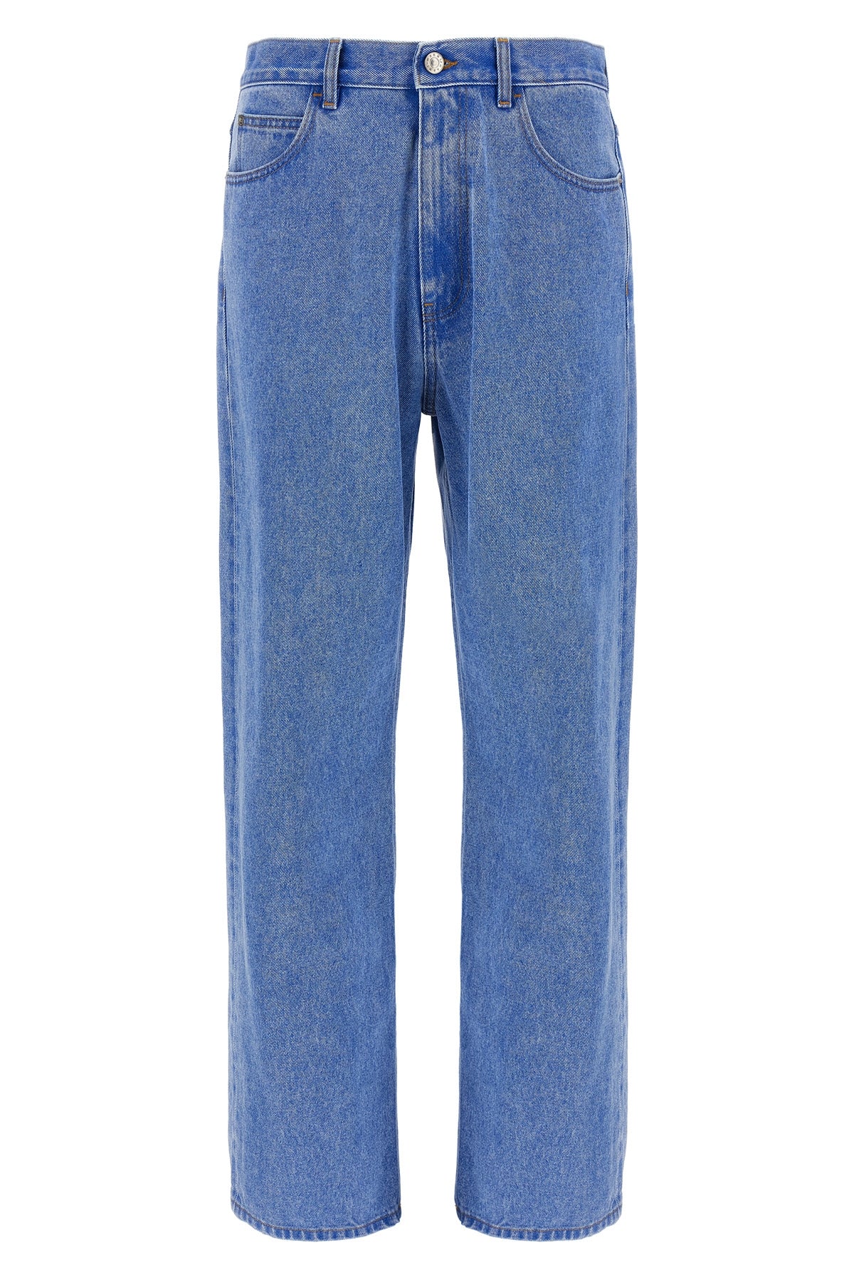 MARNI 30 bleached coated cotton denim jeans