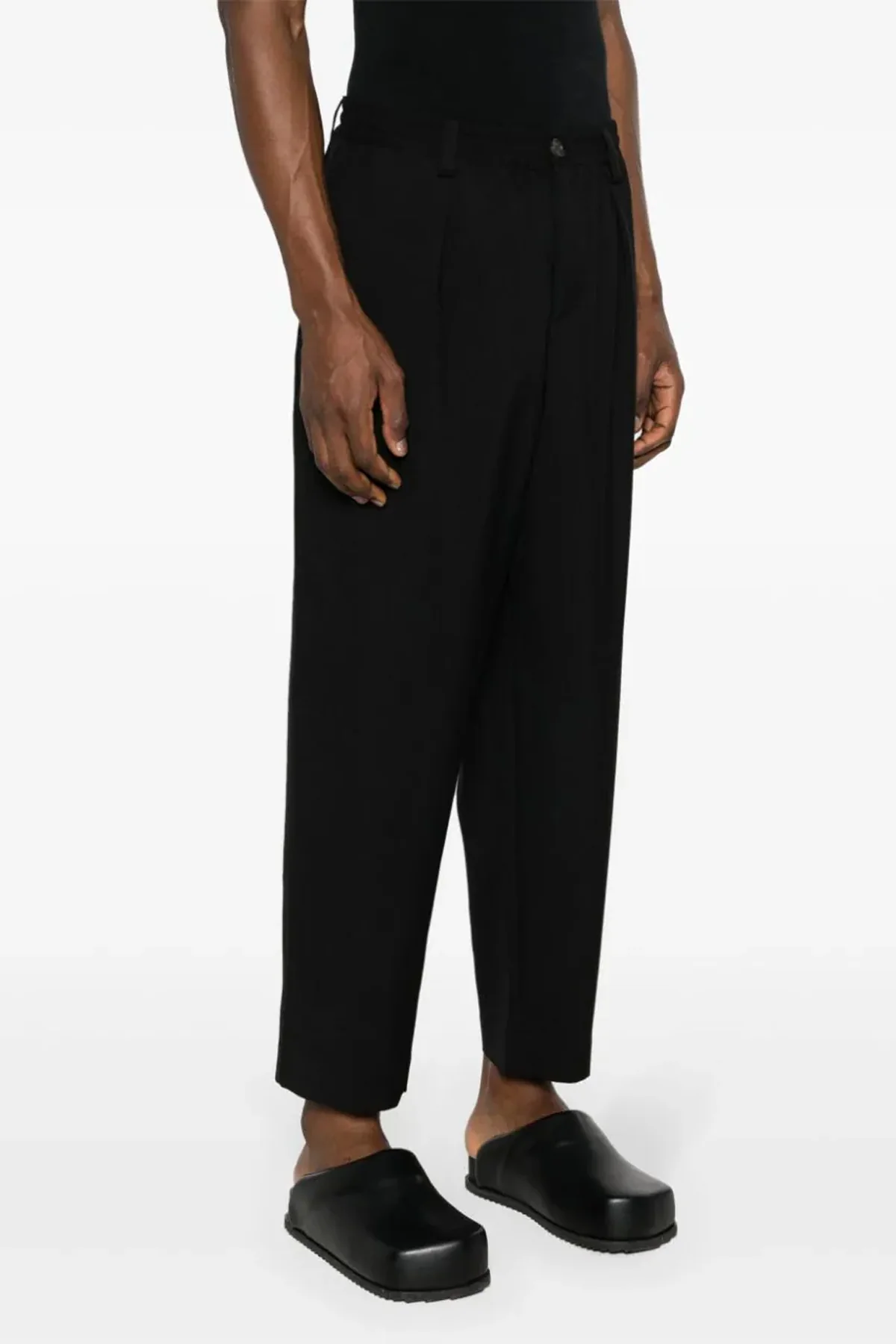 MARNI 52 tropical wool cropped pants