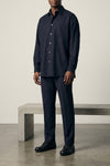 tropical two-tone wool pants