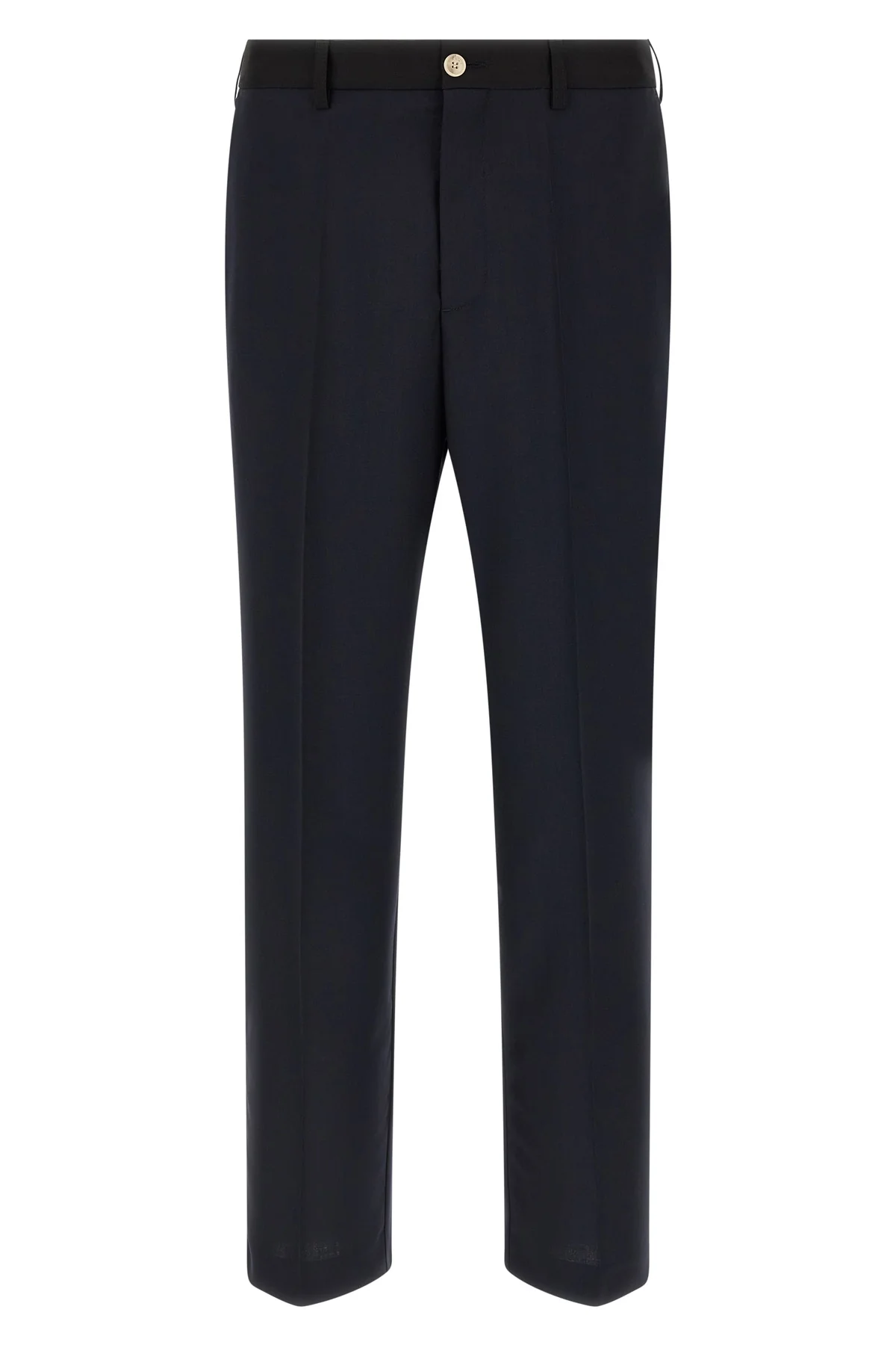 tropical two-tone wool pants