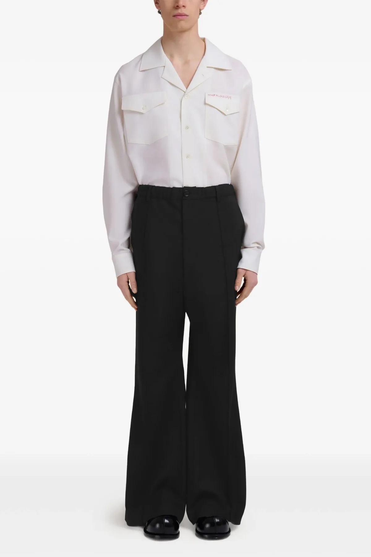 MARNI 50 tropical wool trousers