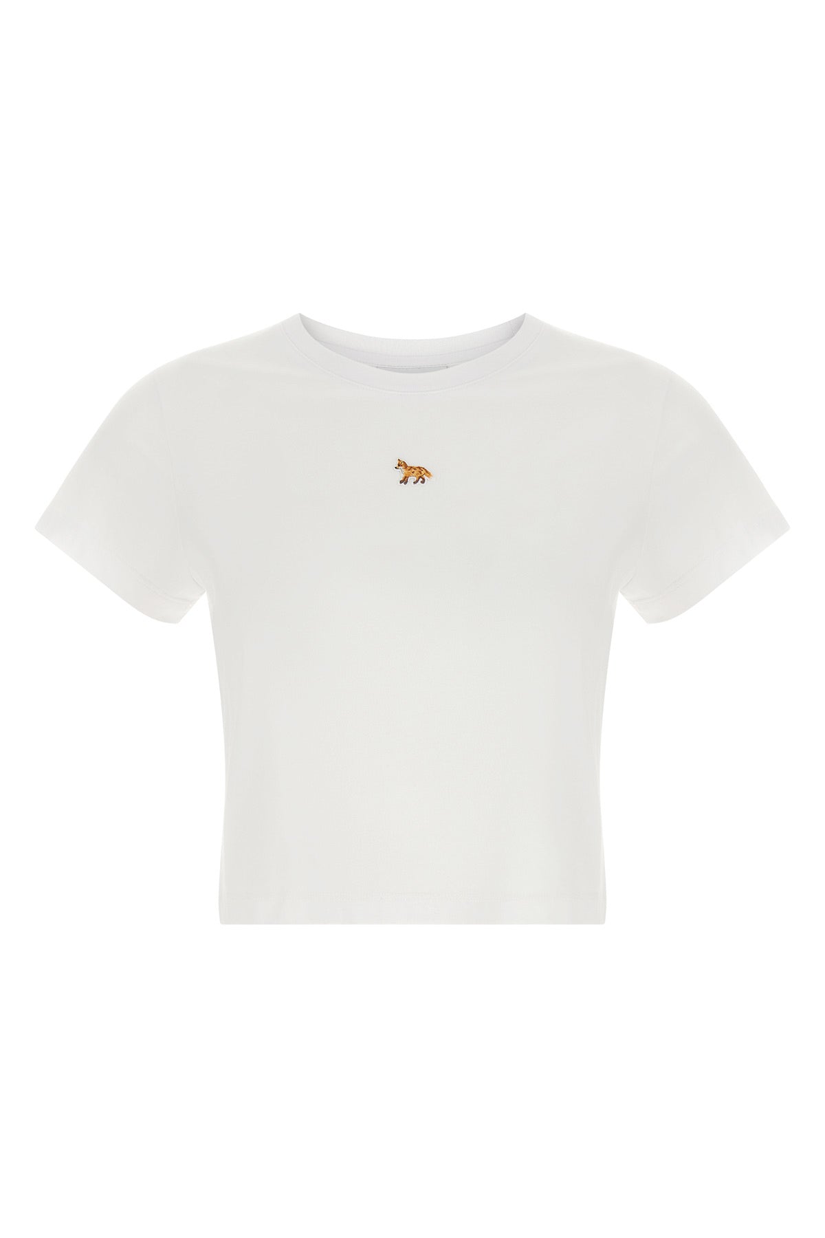 MAISON KITSUNÉ L cotton cropped t-shirt