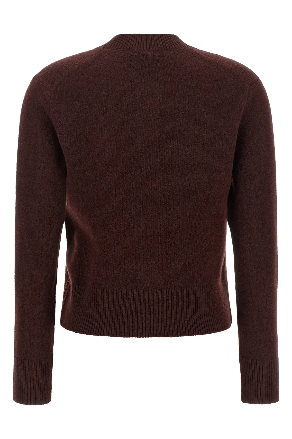 MAISON KITSUNÉ L the maison kitsuné cardigan in pure lamb wool defines an essential and refined a