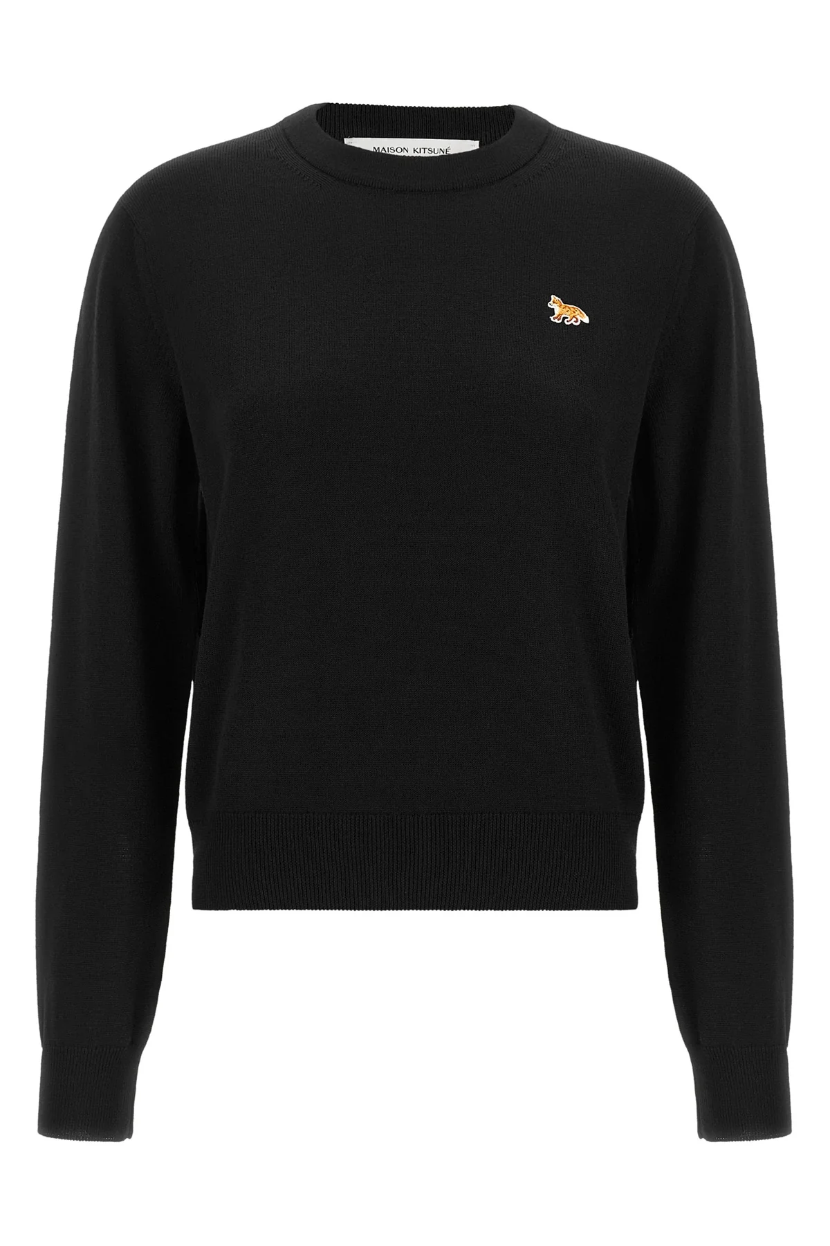 MAISON KITSUNÉ M the maison kitsuné crew neck sweater embodies the essence of everyday luxury thr