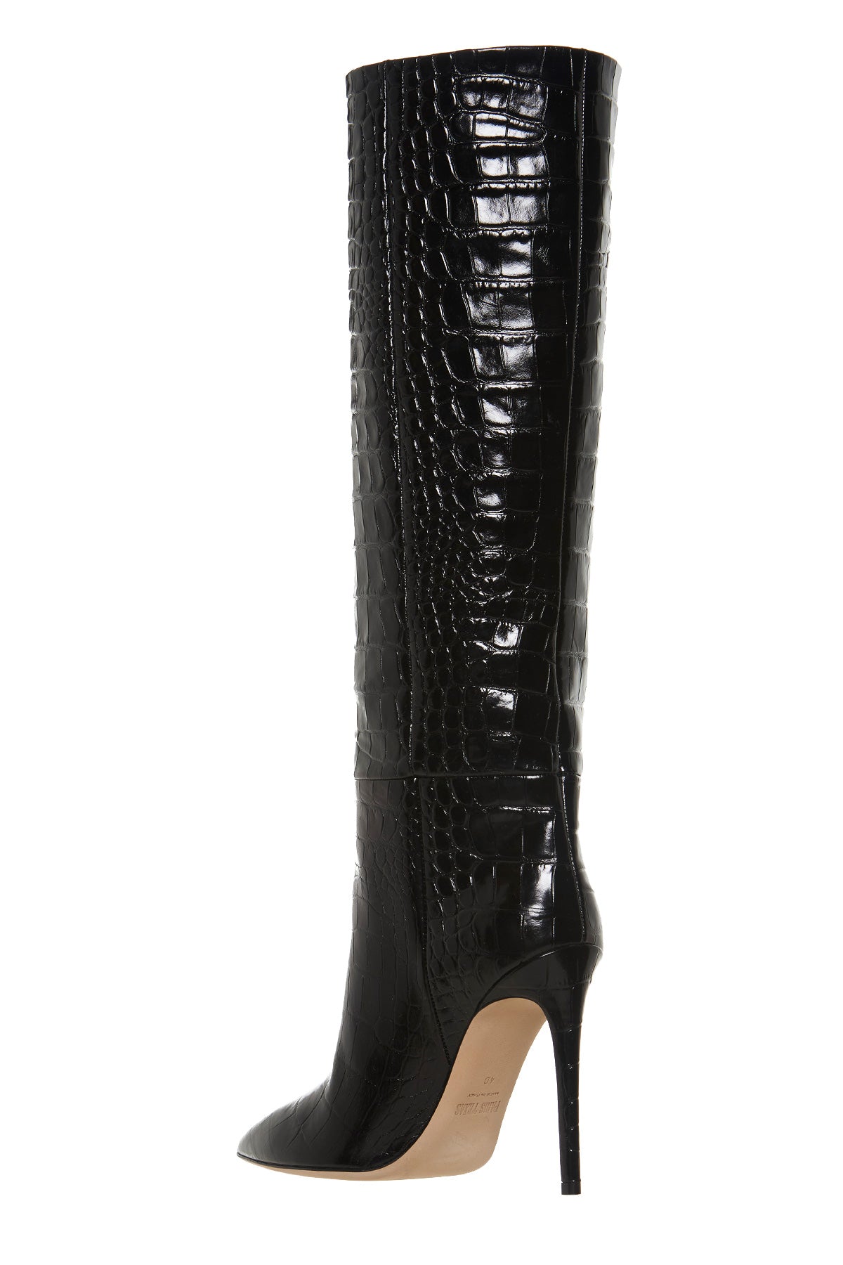PARIS TEXAS 37 paris texas iconic crocodile print pointed toe boots