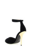 jessica open-toe velvet sandals