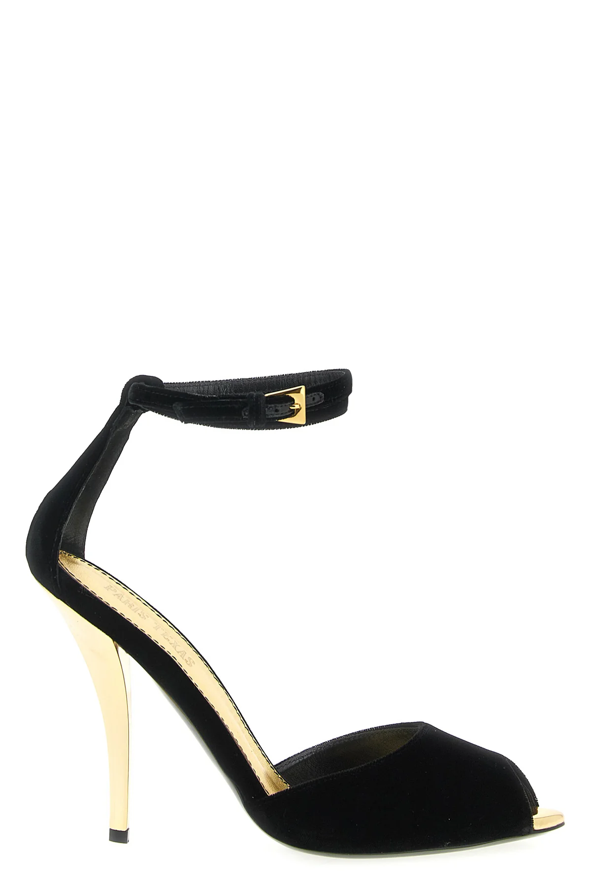 jessica open-toe velvet sandals