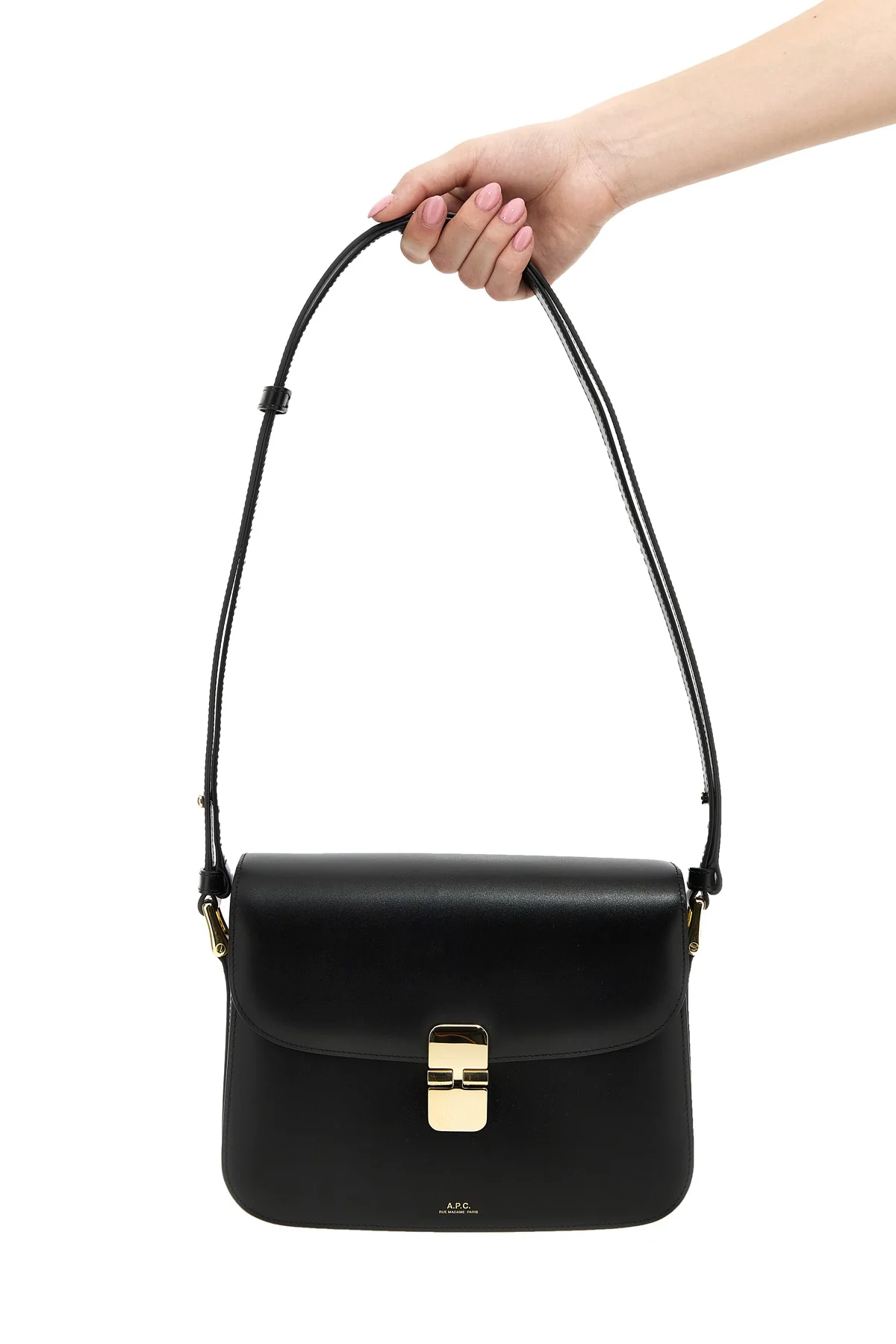 A.P.C. OS grace leather crossbody bag