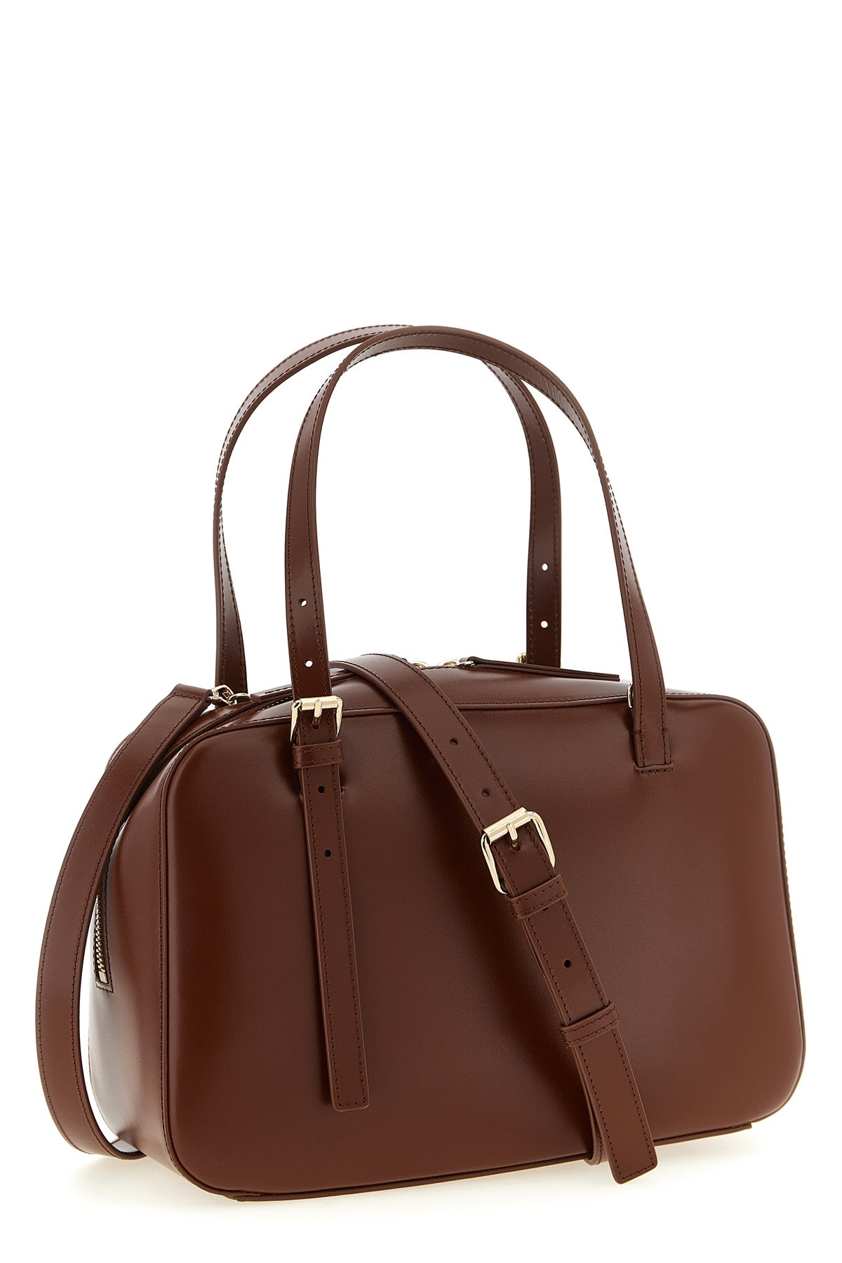 virginie box smooth leather handbag