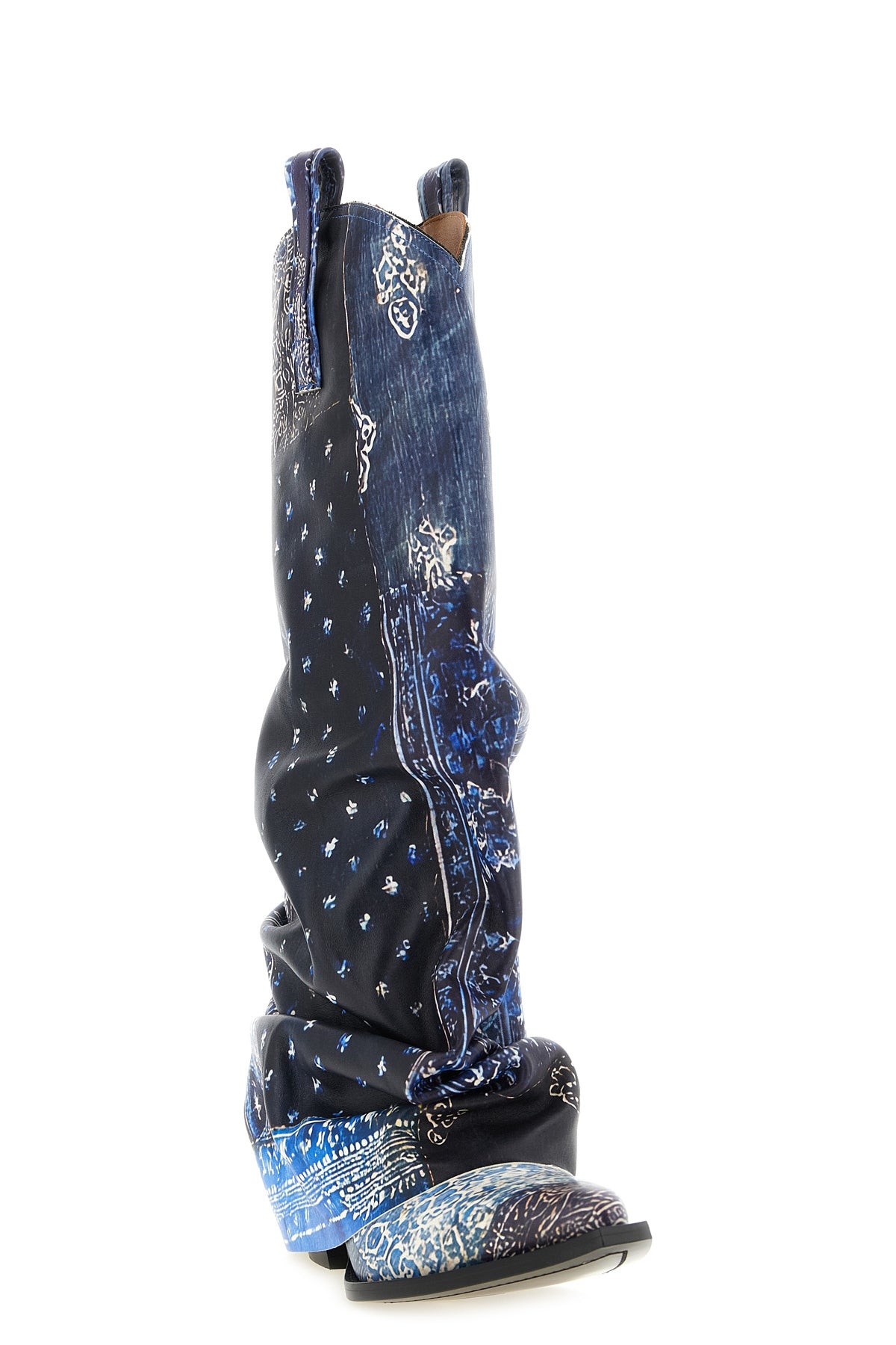 R13 37 mid cowboy leather boots