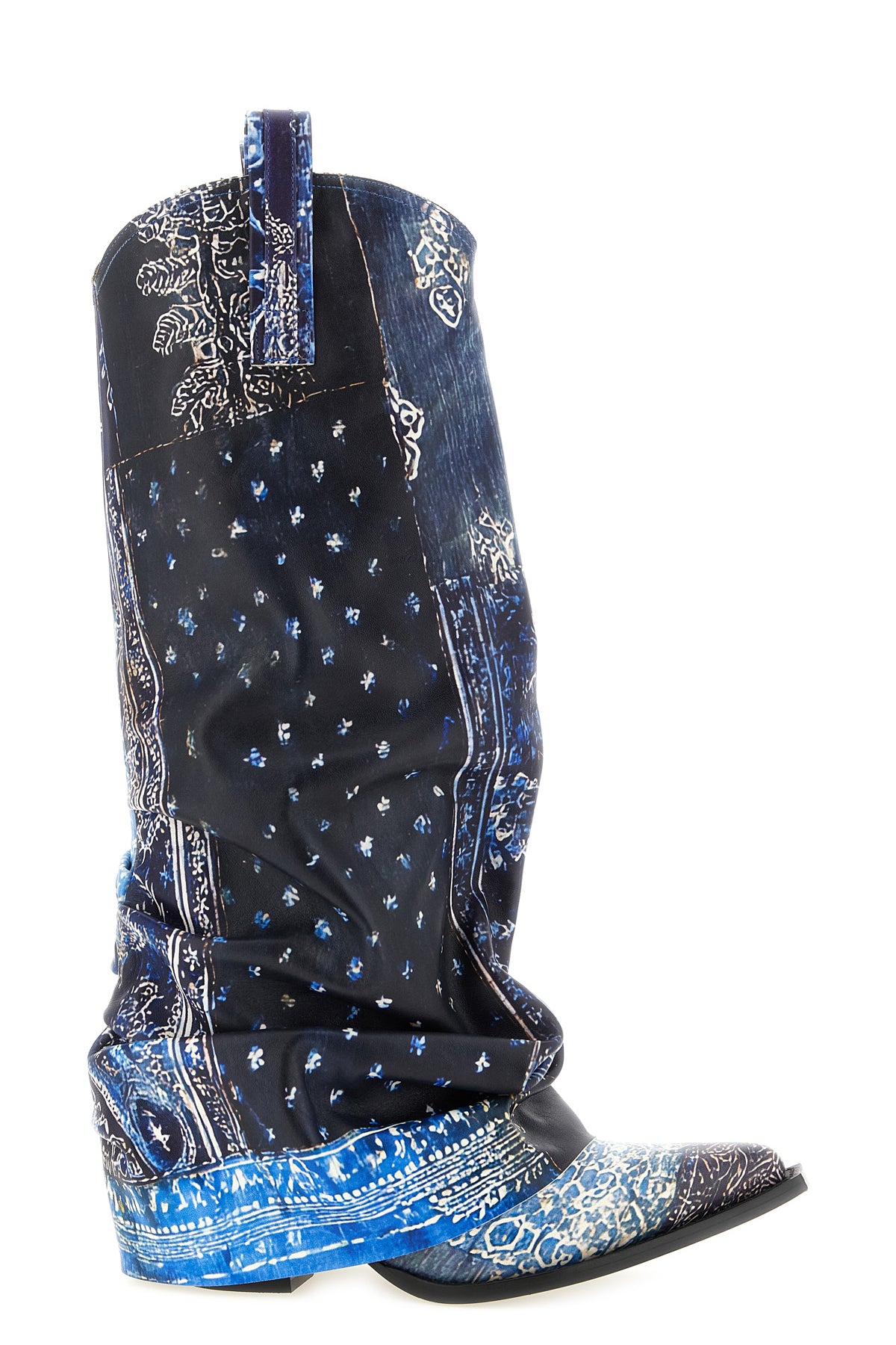R13 37 mid cowboy leather boots