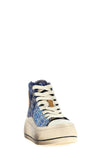 kurt bandana print silk sneakers