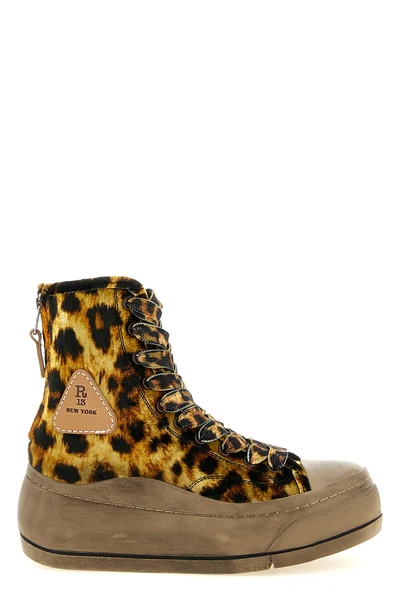 high-top r13 extended kurt sneakers redefine urban volumes through a bold silh