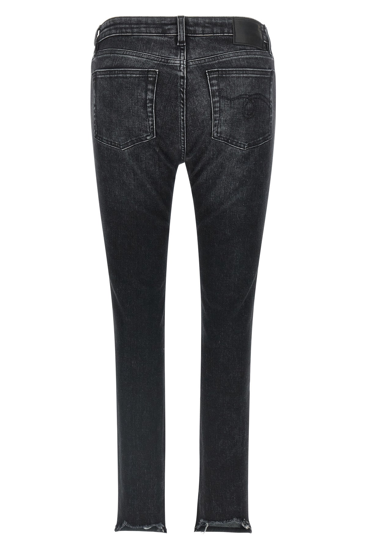 R13 24 alison used-effect stone washed stretch cotton denim jeans