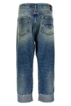 delavé cotton denim cross over jeans