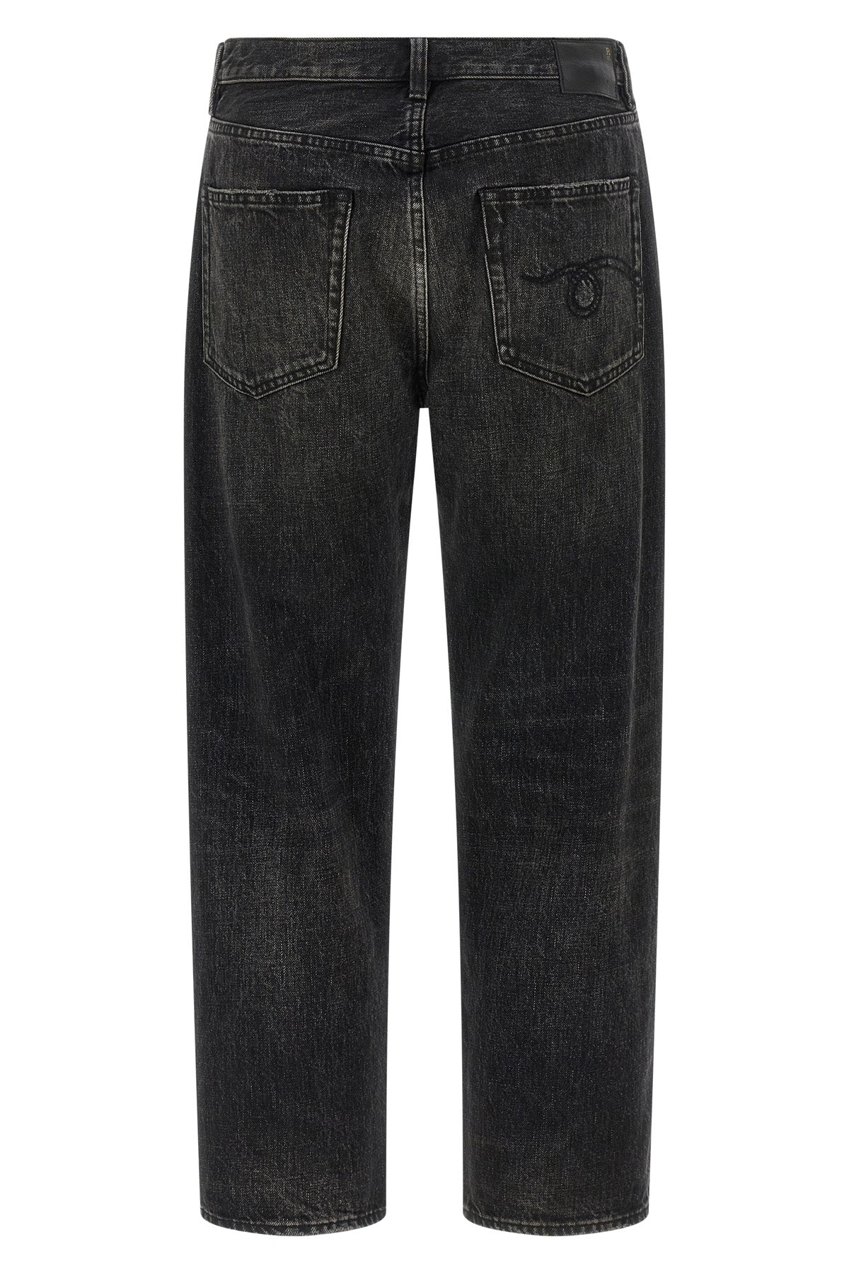 R13 27 bf used-effect stonewashed cotton denim jeans