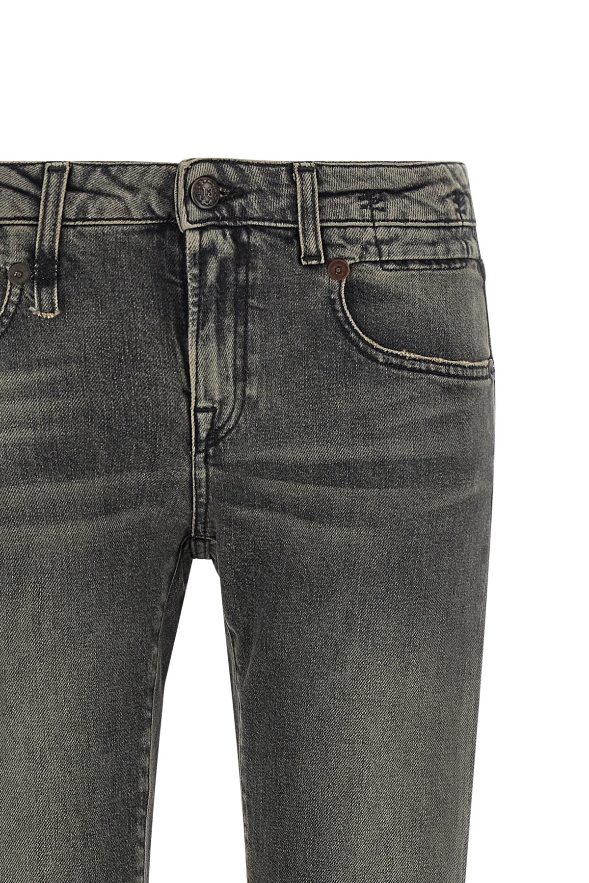 the low-rise jeans r13 tobi boy redefine the bootcut silhouette through an urb