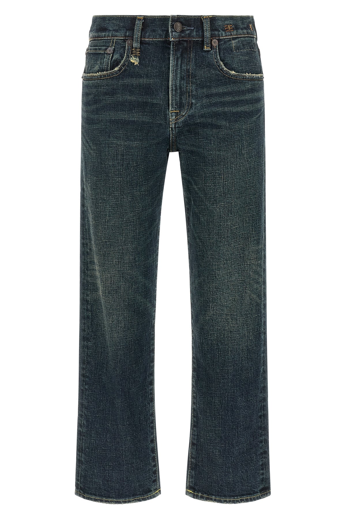 R13 27 the romeo r13 jeans define a straight silhouette through a structured denim co
