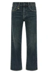 the romeo r13 jeans define a straight silhouette through a structured denim co